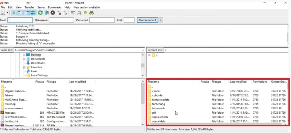 using ftp with wordpress hosting