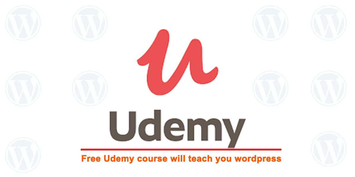 You are currently viewing This free udemey course will teach you wordpress