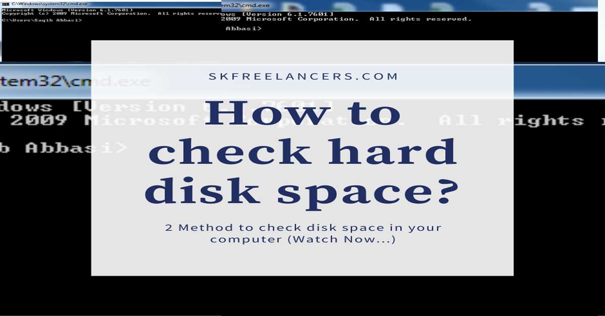 You are currently viewing How to check hard disk size in your computer or laptop?[2020]