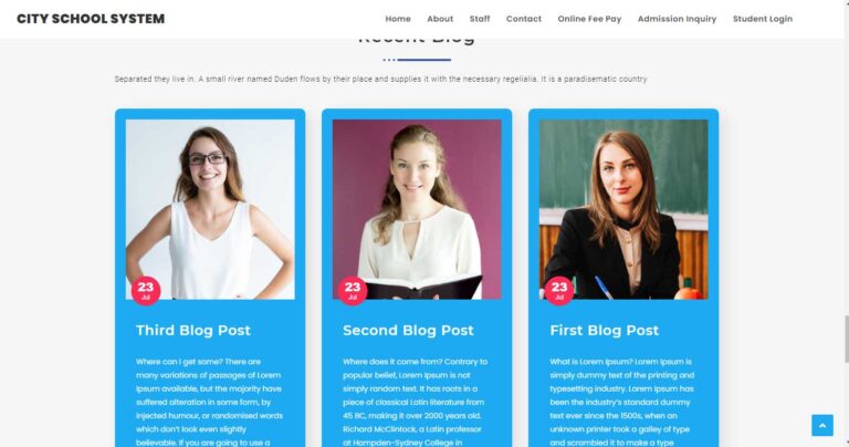 school managment template - SKFREELANCERS