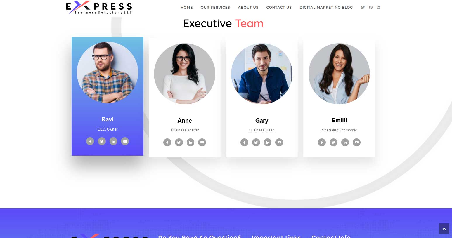 express-biz-sol-executive-team