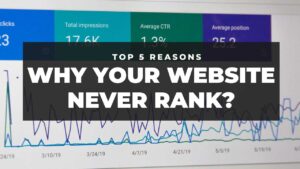 Read more about the article Why your website never rank (Top 5 Reasons)