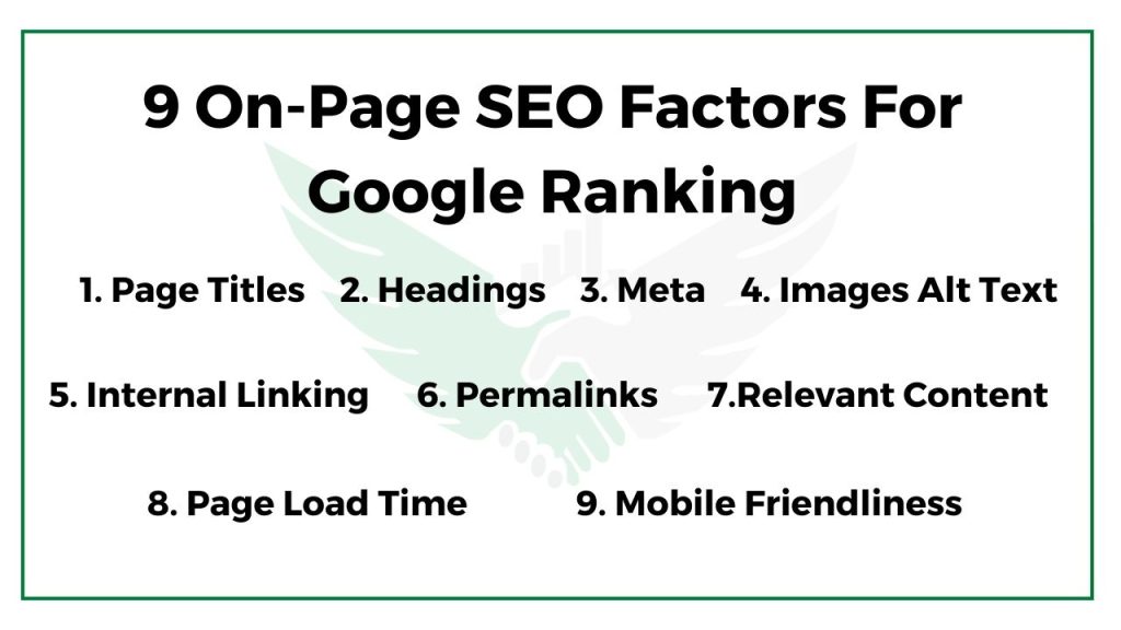 9-On-Page-SEO-Factors-For-Google-Ranking