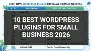 Read more about the article 10 Best WordPress Plugins for Small Business Websites in 2026