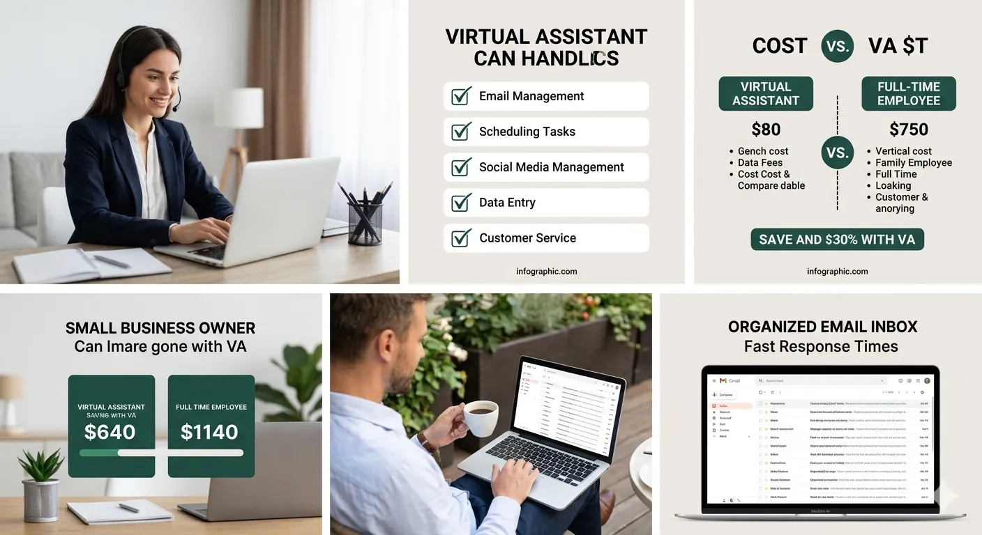 virtual assistant working remotely for small business